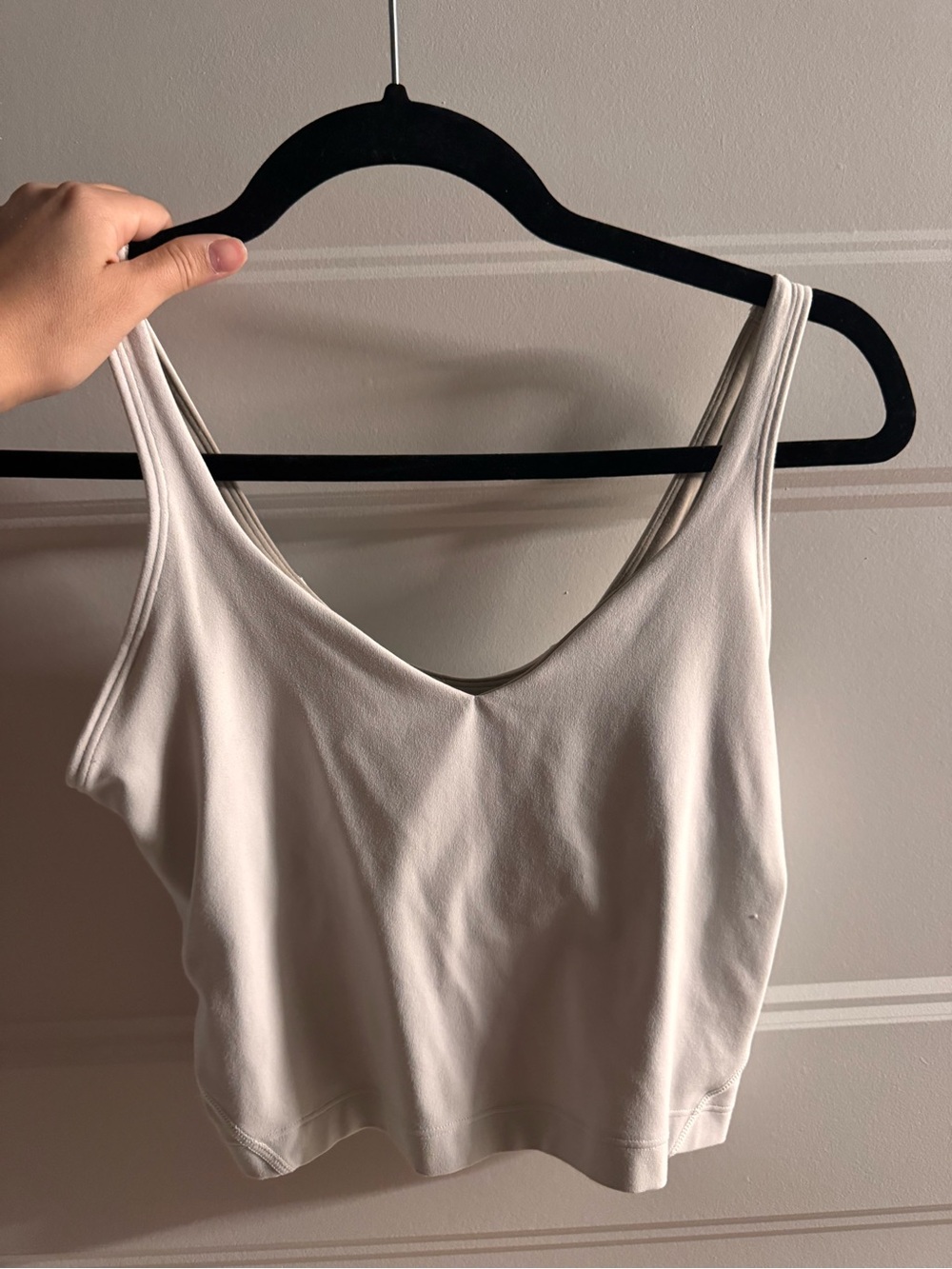 White align tank top